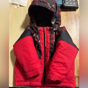 Kids Columbia Red and Black Winter Jacket